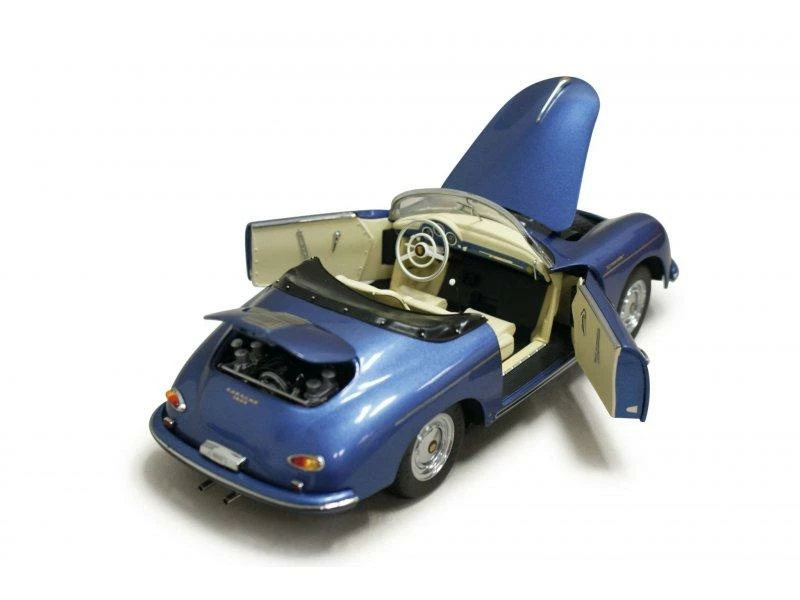 Schuco Porsche 356 Speedster, Blau 1:18 4 Schuco Porsche 356 Speedster, Blau 1:18 – Bild 2