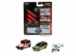 Jada Toys Jurassic Park 3-Pack A, Nano Cars -Die Cast Modelle Verkäufe 196826986 xxl