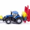 Siku Traktor New Holland T7070 mit Pflanzenschutzspritze 1:87