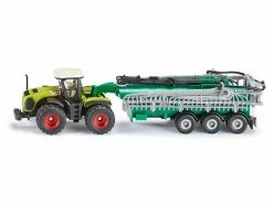 Siku Traktor Claas Xerion 5000 mit Fasswagen 1:87