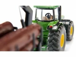 Siku Traktor John Deere 8430 mit Forstanhänger 1:50 -Die Cast Modelle Verkäufe 198591994 xxl
