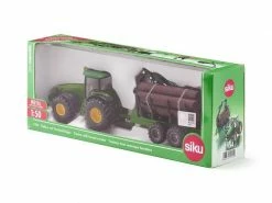 Siku Traktor John Deere 8430 mit Forstanhänger 1:50 -Die Cast Modelle Verkäufe 198591996 xxl