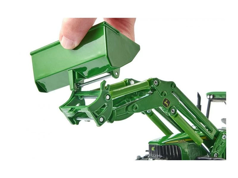 Siku Traktor John Deere 6820 mit Frontlader 1:32 4 Siku Traktor John Deere 6820 mit Frontlader 1:32 – Bild 2
