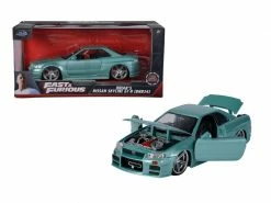 Jada Toys Sportwagen Nissan Skyline R34 GTR 2002 - Fast & Furious 1:24 -Die Cast Modelle Verkäufe 200706553 xxl