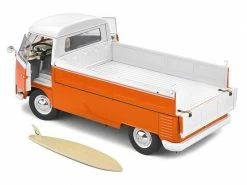 Solido Nutzfahrzeug VW T1 Pritsche Orange / Weiss 1:18 -Die Cast Modelle Verkäufe 207658479 xxl