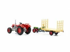 ACE Traktor Set Hürlimann D210 mit Rapid und Anhänger 1:87 -Die Cast Modelle Verkäufe 211033965 xxl