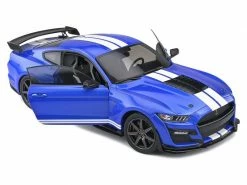 Solido Sportwagen Ford Mustang GT500 Blau 1:18 -Die Cast Modelle Verkäufe 211954673 xxl