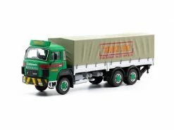 ACE LKW Saurer D290B 6 x 2 Schmucki Altöl Pritsche / Plane 1:87