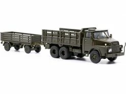 ACE LKW Henschel HS 3-14 mit Infanterieanhänger offen 1:87 -Die Cast Modelle Verkäufe 212057095 xxl