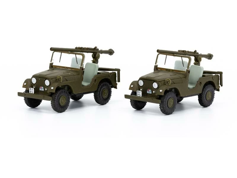 ACE Jeep PAK58 Panzer Abwehr Kompanie-BAT 2er Set 1:87 3 ACE Jeep PAK58 Panzer Abwehr Kompanie-BAT 2er Set 1:87
