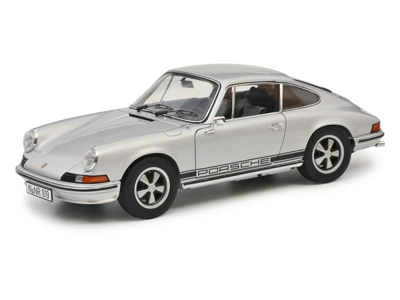 Schuco Sportwagen Porsche 911S Coupé, Silber 1:18 3 Schuco Sportwagen Porsche 911S Coupé, Silber 1:18