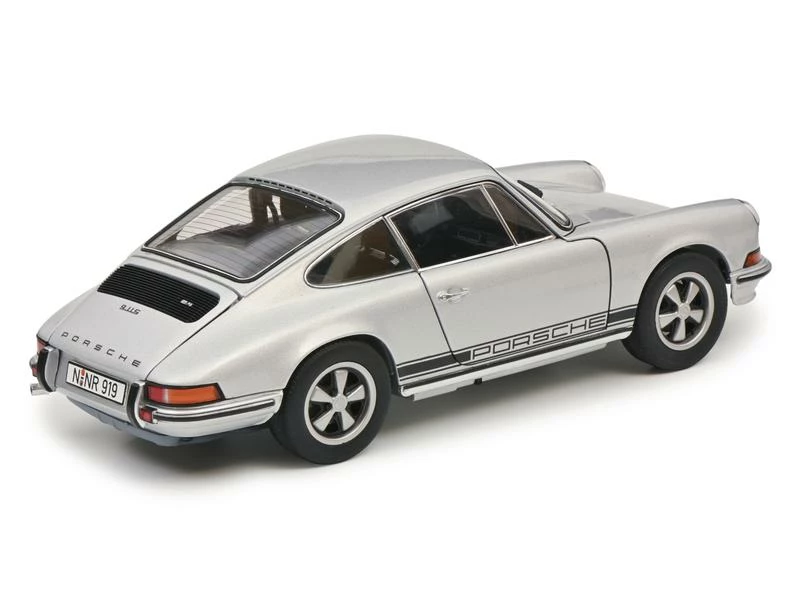 Schuco Sportwagen Porsche 911S Coupé, Silber 1:18 7 Schuco Sportwagen Porsche 911S Coupé, Silber 1:18 – Bild 5