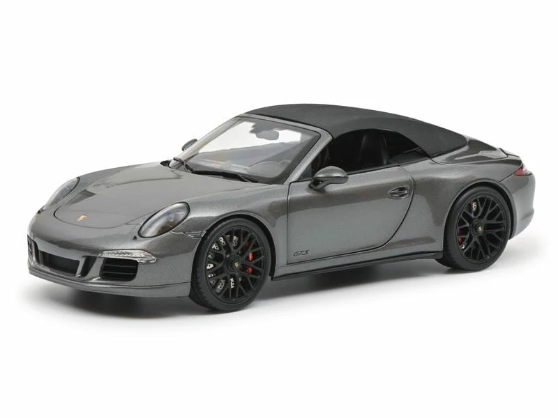 Schuco Sportwagen Porsche 911 Carrera GTS Cabrio, Grau 1:18 4 Schuco Sportwagen Porsche 911 Carrera GTS Cabrio, Grau 1:18 – Bild 2