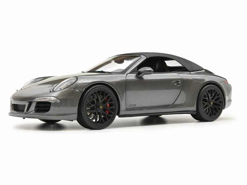 Schuco Sportwagen Porsche 911 Carrera GTS Cabrio, Grau 1:18 7 Schuco Sportwagen Porsche 911 Carrera GTS Cabrio, Grau 1:18 – Bild 5