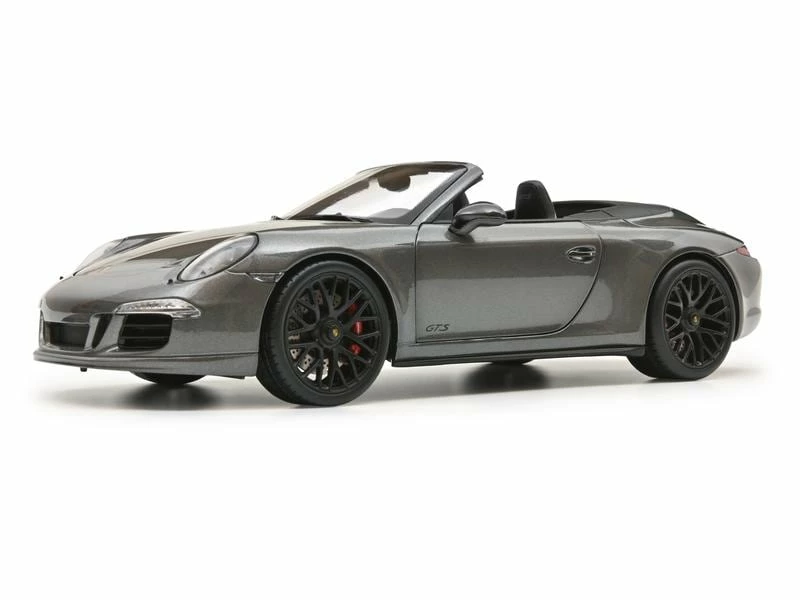 Schuco Sportwagen Porsche 911 Carrera GTS Cabrio, Grau 1:18 8 Schuco Sportwagen Porsche 911 Carrera GTS Cabrio, Grau 1:18 – Bild 6