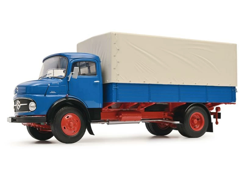 Schuco LKW Mercedes Benz L 911, Blau 1:18 4 Schuco LKW Mercedes Benz L 911, Blau 1:18 – Bild 2