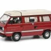 Schuco Van VW T3a Camper, Rot 1:18