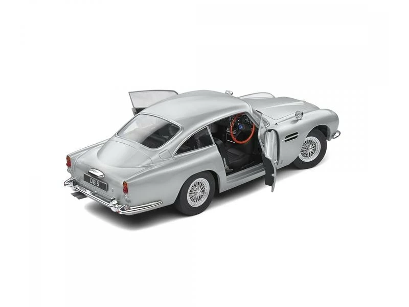 Solido Sportwagen Aston Martin DB5, Silber 1:18 4 Solido Sportwagen Aston Martin DB5, Silber 1:18 – Bild 2