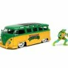 Jada Toys PKW Mutant Ninja Turtles Leonardo 1962 VW Bus 1:24