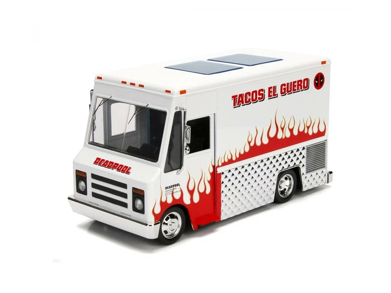 Jada Toys Lieferwagen Marvel Deadpool Foodtruck 1:24 6 Jada Toys Lieferwagen Marvel Deadpool Foodtruck 1:24 – Bild 4