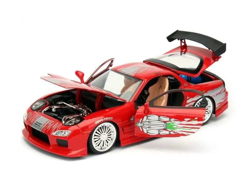 Jada Toys Sportwagen Fast & Furious Mazda RX-7 1:24 4 Jada Toys Sportwagen Fast & Furious Mazda RX-7 1:24 – Bild 2