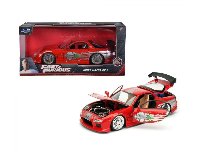 Jada Toys Sportwagen Fast & Furious Mazda RX-7 1:24 11 Jada Toys Sportwagen Fast & Furious Mazda RX-7 1:24 – Bild 9