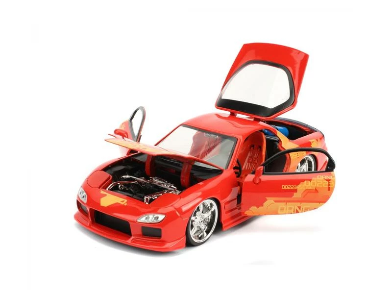 Jada Toys Sportwagen Fast & Furious JL5 Mazda RX-7 1:24 4 Jada Toys Sportwagen Fast & Furious JL5 Mazda RX-7 1:24 – Bild 2