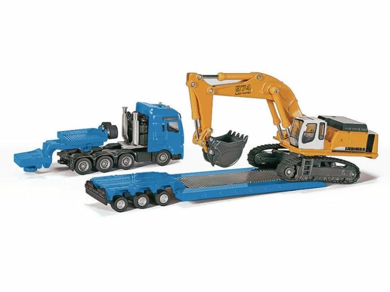 Siku MAN TG-A Schwertransporter mit Liebherr Bagger 1:87 4 Siku MAN TG-A Schwertransporter mit Liebherr Bagger 1:87 – Bild 2