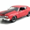 Jada Toys Fast & Furious Chevy Chevelle SS 1970 Rot 1:24 -Die Cast Modelle Verkäufe 58228921 xxl